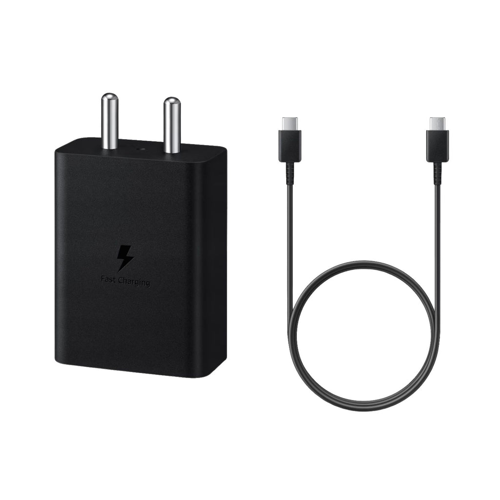 Samsung Original Power Adapter and Cable - Black