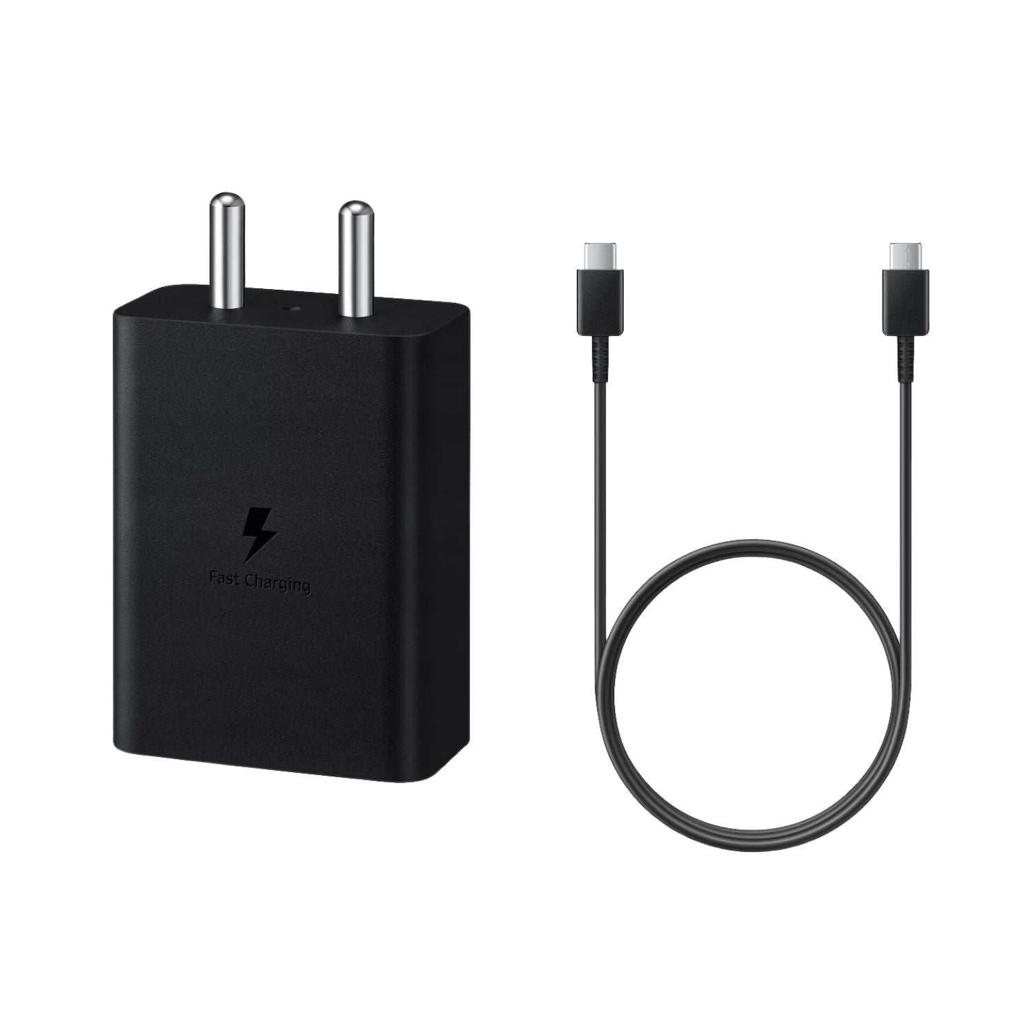 Samsung Original Power Adapter and Cable - Black