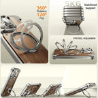 iPhone Luxury Wooden Metal Case