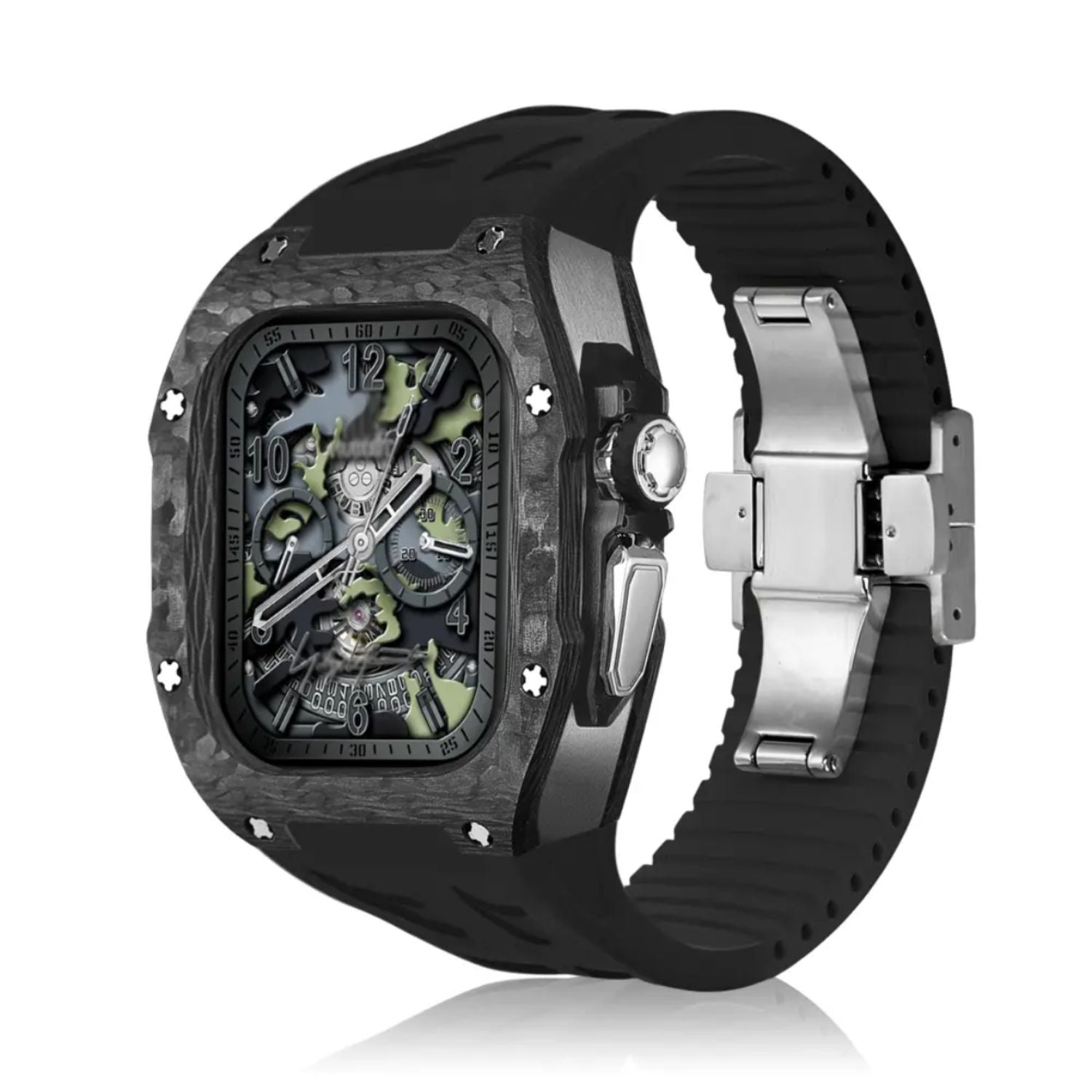 Carbon Fiber Edition Luxury Apple Watch Case