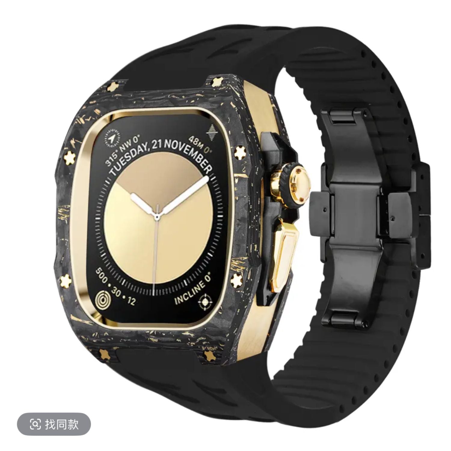 Carbon Fiber Edition Luxury Apple Watch Case