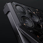 Real Carbon Fiber Titanium Bumper Case For iPhones