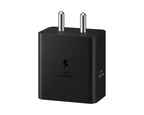 Samsung Original Power Adapter and Cable - Black