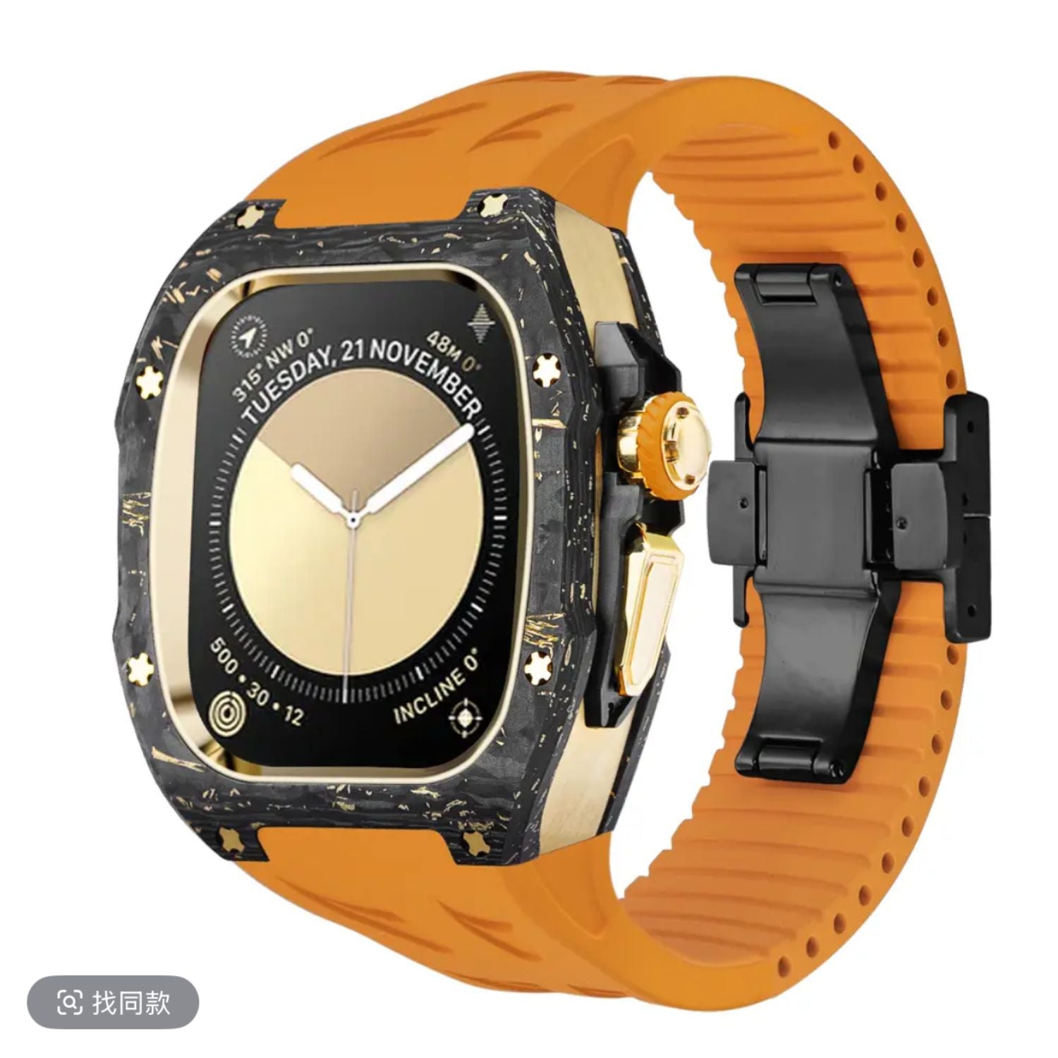 Carbon Fiber Edition Luxury Apple Watch Case