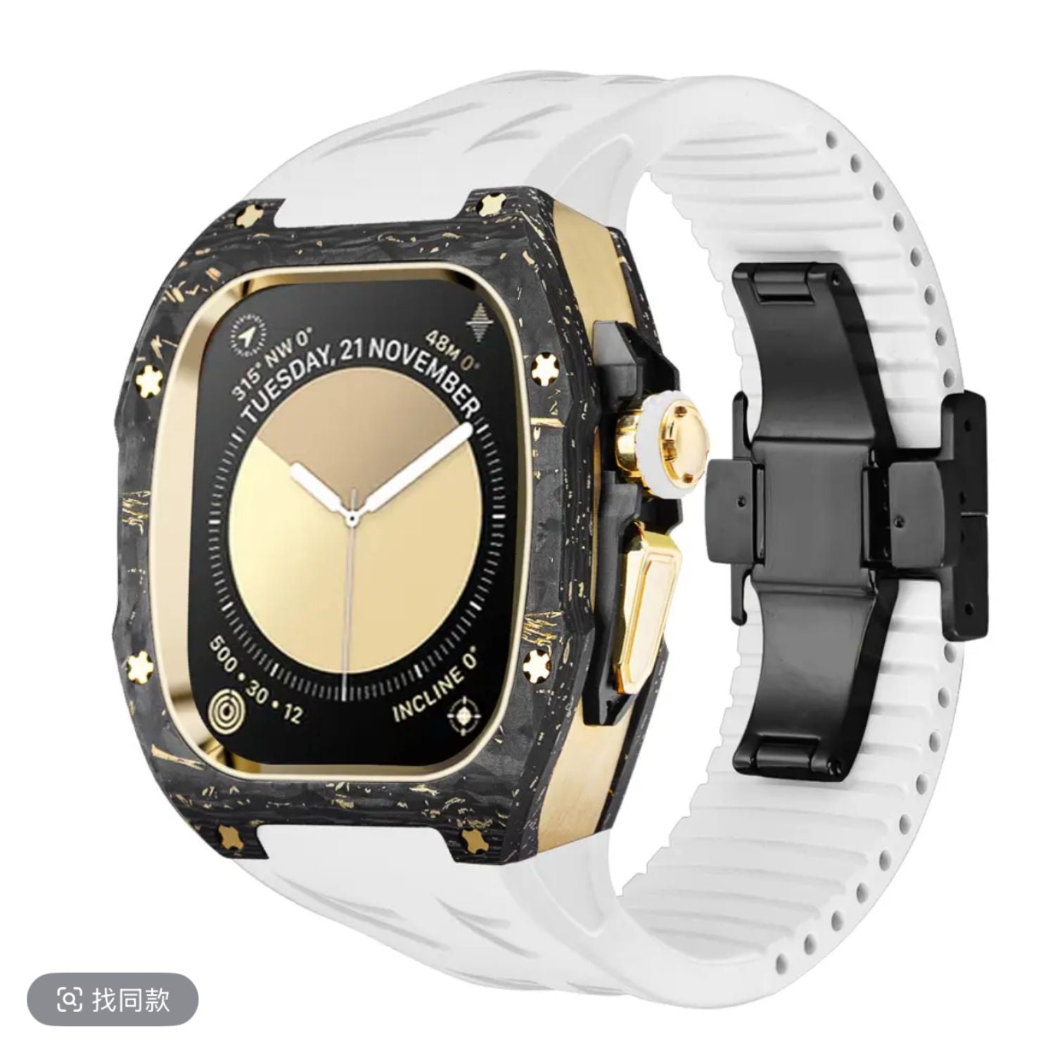 Carbon Fiber Edition Luxury Apple Watch Case