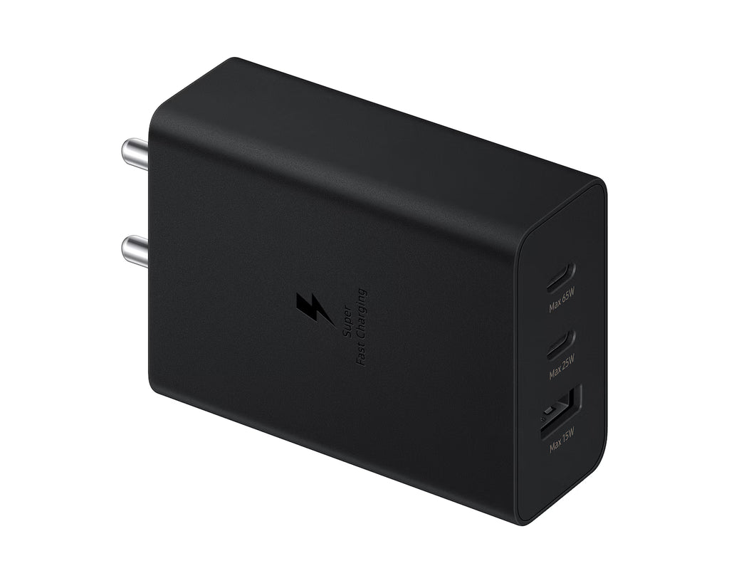 Samsung Original Power Adapter and Cable - Black