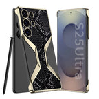 Luxury Electroplated Leather Case For Samsung